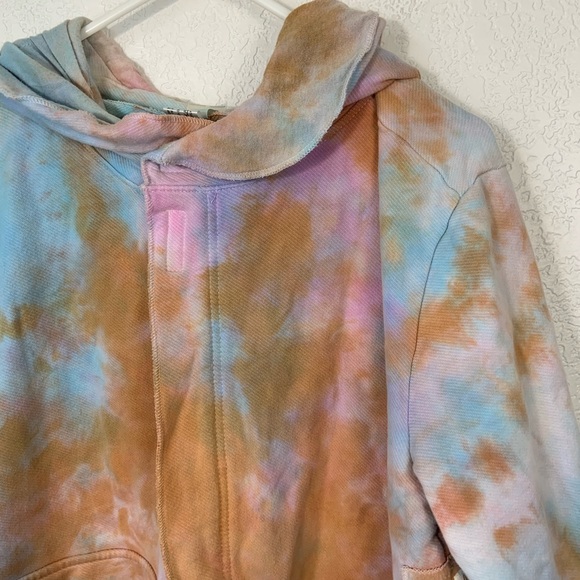 The People of the Labyrinths Tie Dye Zip Hoodie - Picture 2 of 8